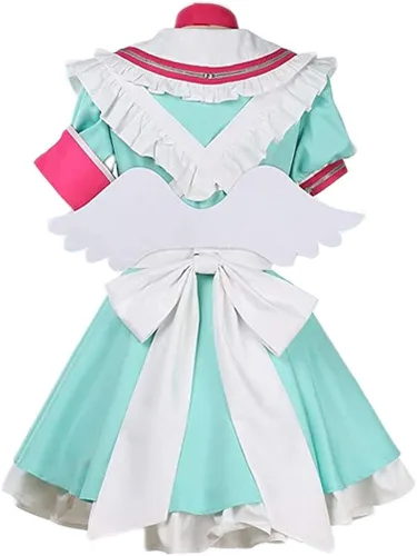 Vista 2 de Gzcos Moon Anime Riamu Yumemi Cosplay Niñas Vestido de sirvienta enfermera