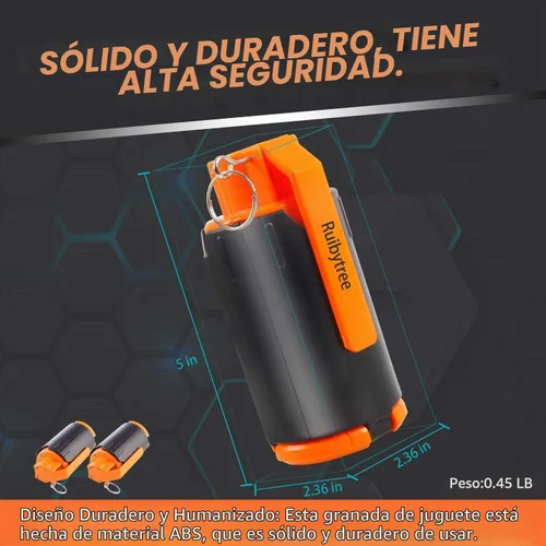 Vista 4 de Ruibytree Juguete táctico de plástico para CS Nerf Rival Battle Game, Strike Games (1 paquetes) Battle Game Design, Pull Pin & Impact Action