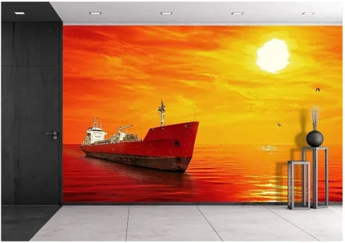 Vista 7 de Empapelado autoadhesivo grande Wall26, series mural de pared, WMR-WP-X-C951-66x24x4