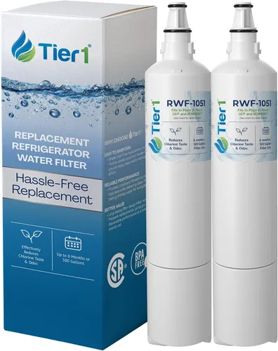 Vista 11 de Tier1 Filtro de agua para refrigerador RWF1051 5231JA2006A Reemplazo para LG LT600P y Kenmore 9990 Filtro de refrigerador dura hasta 6 meses