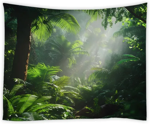 Vista 8 de Tapiz para estantería de gato, biblioteca mágica de fantasía, plantas florales bohemias, hippie para colgar en la pared, decoración artística