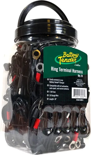 Vista 9 de Battery Tender - Arnés de terminal de anillo accesorio con cable - Adaptador de cable de 45,72 cm con desconexión rápida SAE - Fácil, rápido