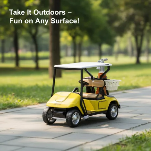 Vista 6 de SUPVOX Figura decorativa de carrito de golf pequeño, 3.93 x 2.75 x 1.77 pulgadas, adorno de escritorio para entusiastas del golf, oficina en casa