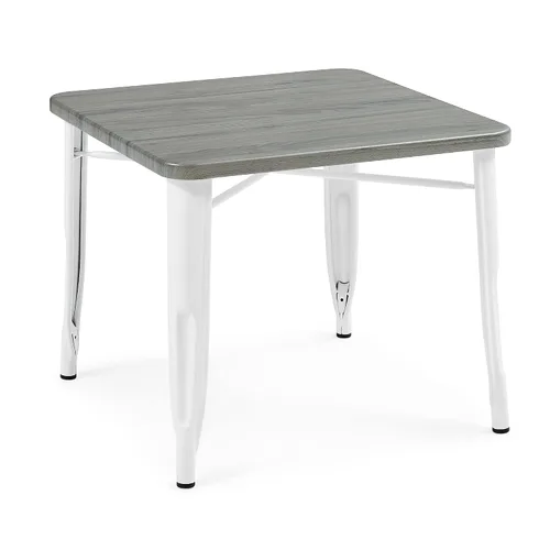 Vista 9 de Delta Children Mesa de juego infantil Bistro - Ideal para manualidades, hora de la merienda, educación en casa, tareas y más, Metal Aqua/Abedul