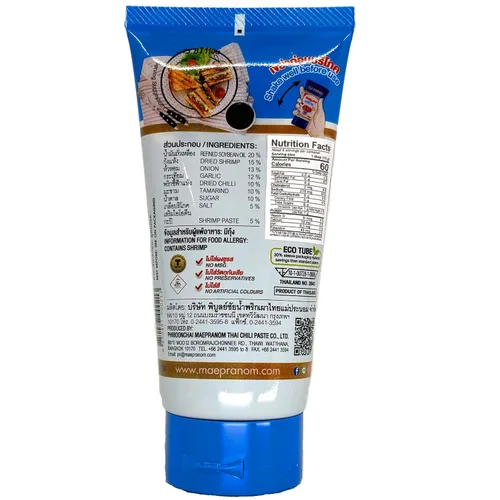 Vista 2 de Mae Pranom - Pasta de chile tailandés fácil de usar, tubo exprimible de 3.4 onzas (3.35 oz)