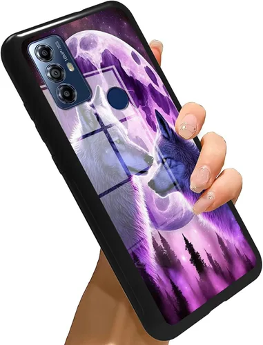 Vista 167 de Funda para Motorola Moto G Stylus 5G 2021 de vidrio templado, funda negra con diseño de mujer negra africana para mujeres y hombres, antiarañazos, a