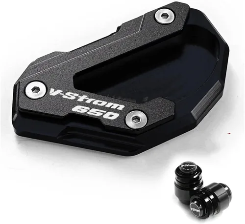Vista 7 de Para Suzuki para V-Strom 650/XT para VSTROM 650 para DL650 Accesorios Soporte lateral con placa de soporte ampliada y placa de soporte de cubierta
