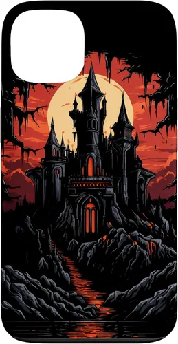Vista 7 de Carcasa de fantasía oscura para iPhone 16 Castillo gótico Arquitectura Gótica Brujería