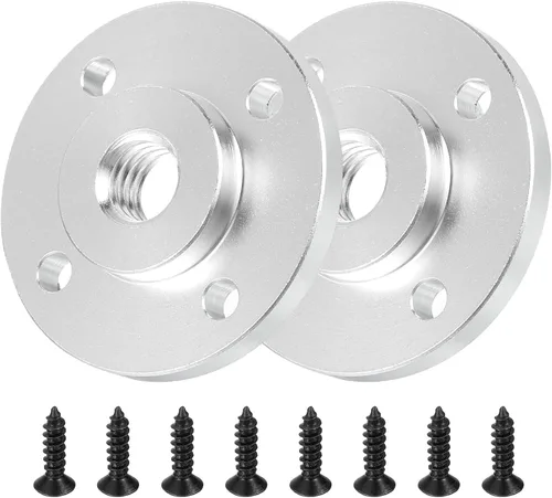 Vista 8 de PATIKIL Soporte de brida de micrófono de rosca hembra de 3/8 "-16, base de montaje de mesa de cuello de cisne de escritorio con tornillo de cabeza