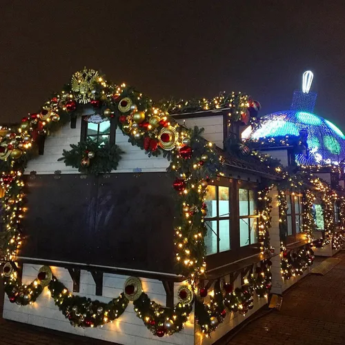 Vista 4 de 800 luces LED decorativas de Navidad para interiores y exteriores, 8 modos, impermeable, enchufable, alambre transparente, cadena de luces