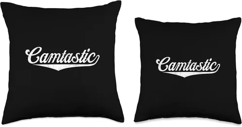 Vista 3 de Fantastic Cam Forename Distressed Design Funny Cam, Camtastic Cameron Camilla - Almohada con nombre, 16 x 16 pulgadas, multicolor