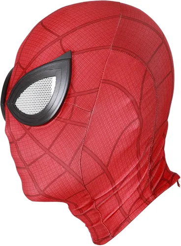 Vista 2 de Halloween Christmas Superhero Mask and Gloves Gift, Cosplay Costumes Mask for KidsAdult