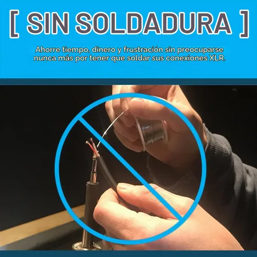 Vista 5 de DIYTECH Premium 0.250 in 1/4" TRS Hembra Montaje en panel a TRS macho, paso sin soldadura de 1/4, montaje en panel tipo D, para instalaciones