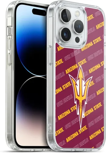 Vista 112 de Head Case Designs Funda de gel ASU Camou con licencia oficial de la Universidad Estatal de Arizona [protección de grado militar] compatible