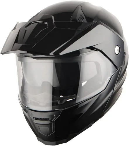 Vista 4 de 1Storm Nuevo Casco Modular de Cara Completa para Motocicleta con Doble Visera Abatible: HJK910 DSPORT