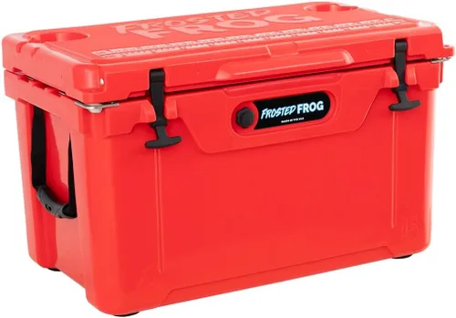 Vista 6 de Frosted Frog Enfriador aislado rotomoldeado de 45 cuartos de galón