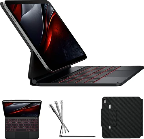 Vista 13 de typecase Funda de teclado Edge para iPad de 11ª generación A16 (2025) y 10ª generación de 10.9 pulgadas (2022) - Trackpad multitáctil, teclado