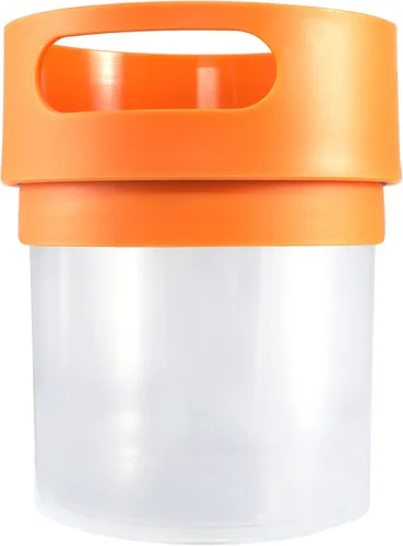 Vista 3 de Munchie Mug Taza de aperitivos a prueba de derrames, negro, tarro de 12 onzas, fabricado en los Estados Unidos