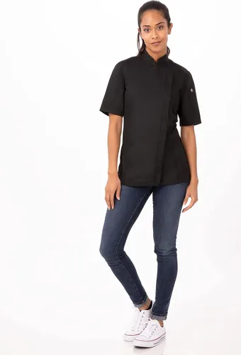 Vista 3 de Chef Works Abrigo de chef Springfield para mujer