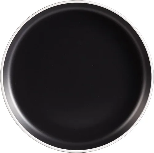 Vista 3 de Safdie & Co. Juego de vajilla cilíndrica de 2 tonos, color negro mate, servicio para 4, vajilla de fiesta, juegos de platos y cuencos, tendencias