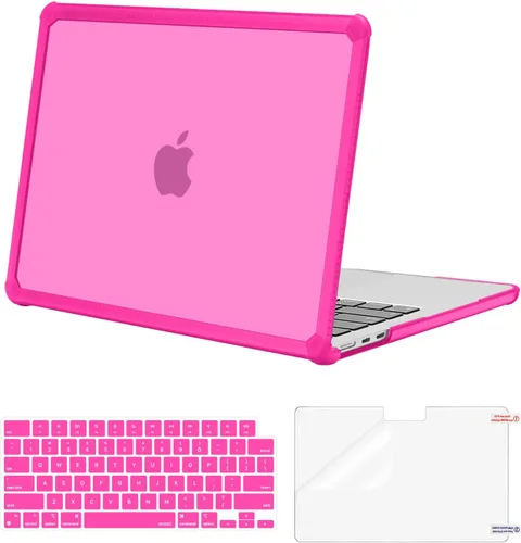 Vista 14 de MOSISO - Funda compatible con MacBook Air de 13 pulgadas M5 2026 M4 M3 M2 2025-2022 A3449 A3240 A3113 A2681, Kit 3 en 1 resistente a las grietas