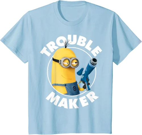 Vista 14 de Despicable Me Minions Kevin Fabricante de Problemas Gráfico Camiseta Negro