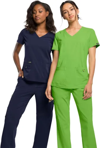Vista 4 de KOI Basics 373 Becca - camisa médica para mujer