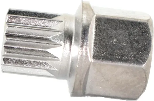 Vista 7 de TEMO Llave de extracción de tornillo de tuerca de bloqueo de rueda de 11/15Pt Socket antirrobo S3054 para vehículos BMW