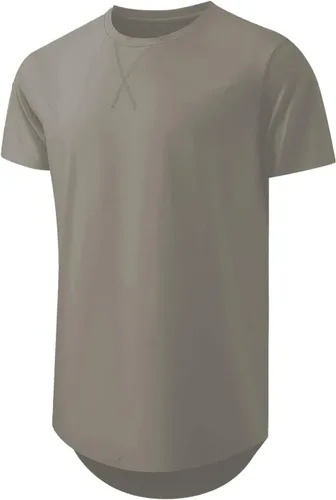 Vista 4 de JMIERR Paquete de 3 camisetas de algodón Hipster Hip Hop de cuello redondo para hombre