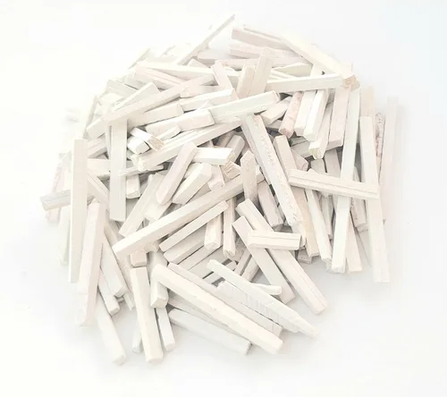 Vista 2 de Lápices Pizarra Color Blanco Tiza 0.157-0.197 in Delgado (8.82 oz)