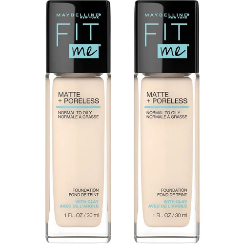 Vista 38 de Maybelline New York Fit Me Matte + Poreless Base Líquida, Formato de Bolsa, 220 Natural Beige, 1.3 onzas 220 Beige natural