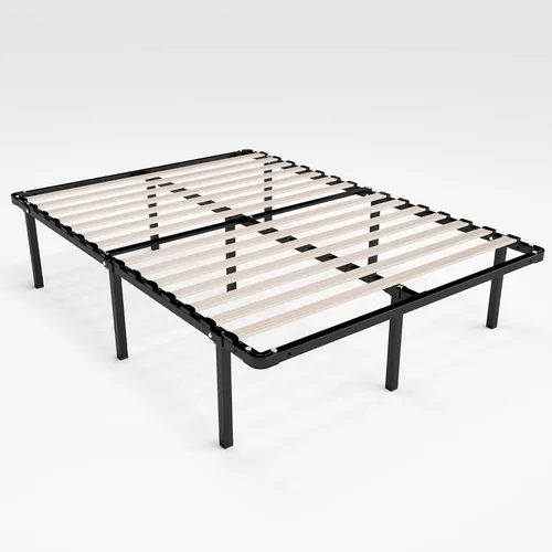 Vista 18 de Base inteligente MyEuro de Sleep Master. Soporte de colchón de tablillas de madera, Acero, Negro