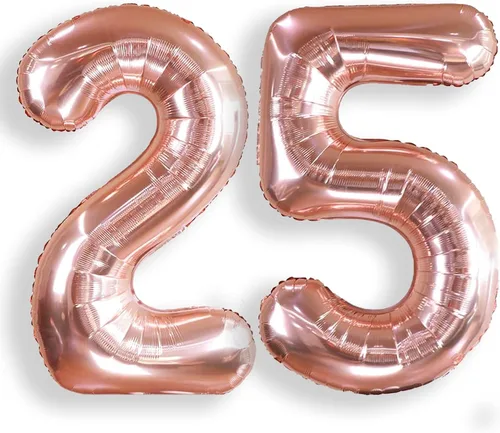 Vista 20 de AULE Globos grandes de 40 pulgadas con números 0 azules, globos grandes de números de aluminio, decoraciones de fiesta de cumpleaños de helio