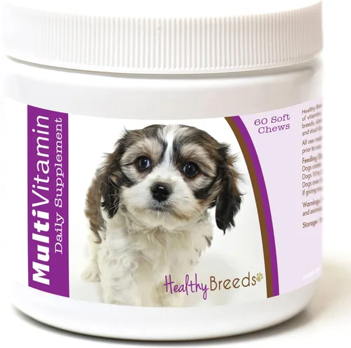 Vista 210 de Healthy Breeds Affenpinscher - Masticables blandos multivitamínicos, 60
