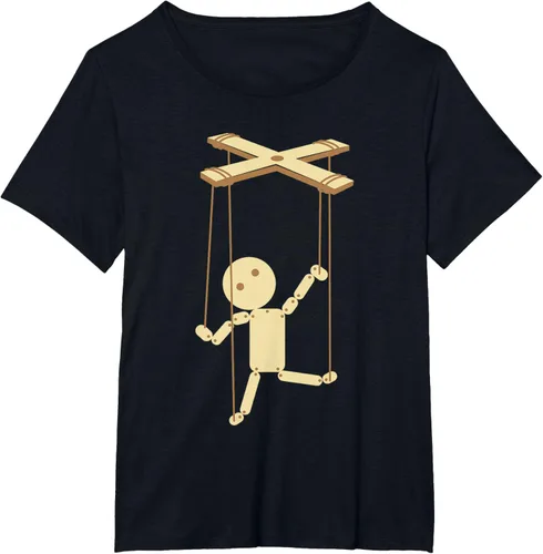 Vista 35 de Puppeteering - Camiseta de marionetas Ventrílocuo de tiriteros, Negro, S