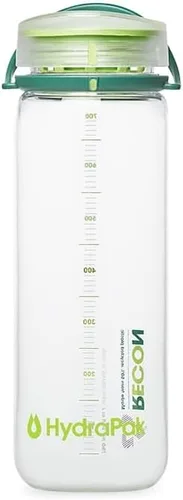 Vista 9 de HydraPak Recon Twist & Sip - Wide Mouth Recycled Plastic Water Bottle (24oz or 32oz) - Eco Friendly, BPA Free, Easy Carry