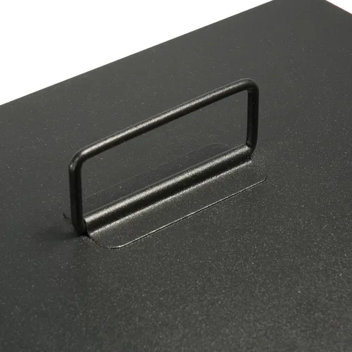 Vista 5 de BARSKA Caja de efectivo de 12 pulgadas y bandeja de 6 compartimentos con cerradura de llave, color negro