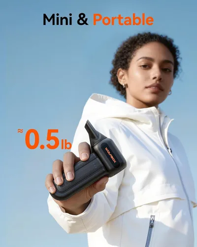 Vista 5 de WOLFBOX Plumero de aire comprimido MF60, ajustable de 3 velocidades