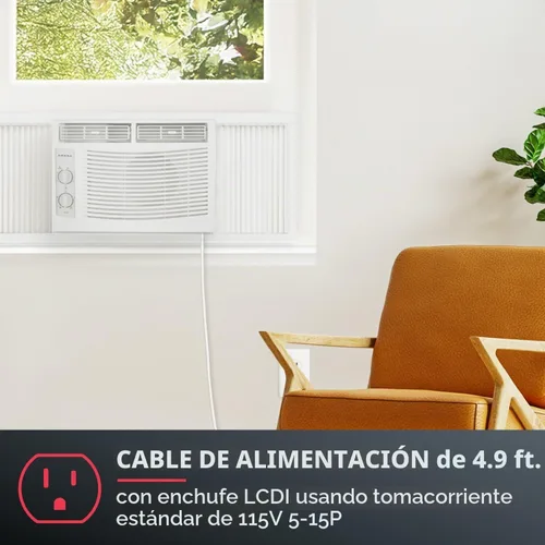 Vista 8 de Amana Aire acondicionado de ventana de 5,000 BTU, enfría hasta 150 pies