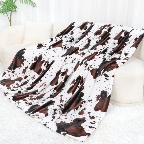Vista 47 de SEEGU - Manta blanca y negra, 40 x 50 pulgadas Soft Warm Cozy, For Car Seat Stroller Travel, Home Room Bedroom Decor, All Seasons, Birthday Gifts