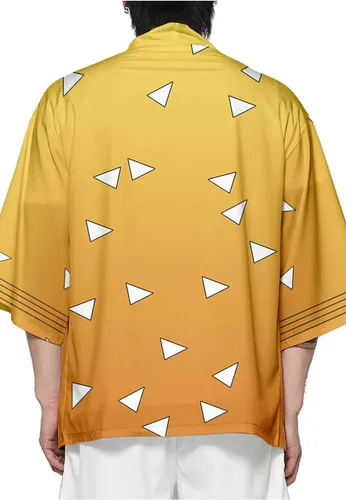 Vista 2 de Cosplay Life Demon Vanquisher Killer Hashira Kimono Disfraz japonés de alta calidad, kimono de Halloween, unisex para adultos