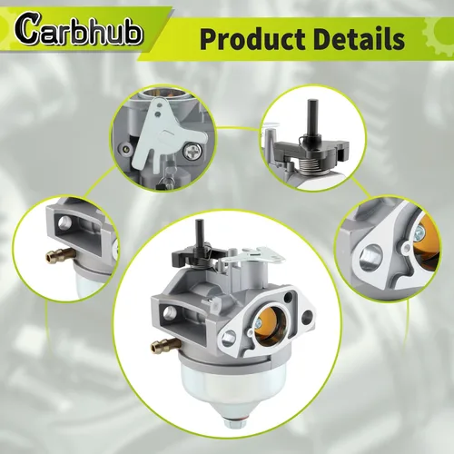 Vista 5 de Carbhub Carburador para Husqvarna 7021P HU700F 5521CM 961330007 para Ele ctrolux CH65Y21RDP CH65N21RH Cortacésped Carb