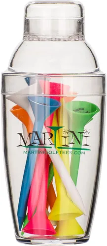 Vista 2 de ProActive Sports Martini Golf Tees - Virtually Unbreakable Durable Plastic