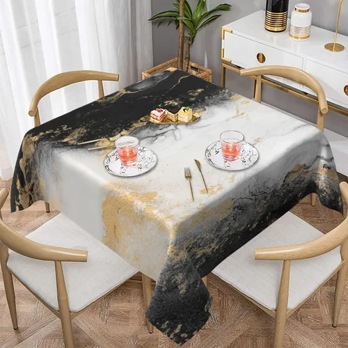 Vista 52 de Mantel decorativo con patrón azteca, estilo nativo étnico, bohemio, geométrico, verde, para cocina, banquete de fiesta y vacaciones, color negro