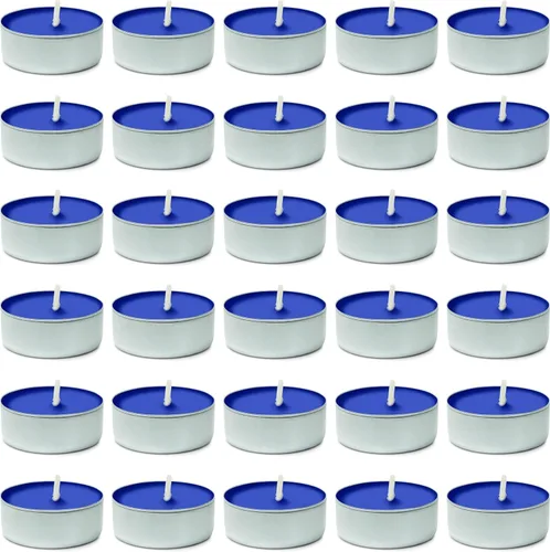 Vista 13 de DecorRack 30 velas aromáticas de orquídea de ángel, aroma agradable, aromaterapia, decoración perfumada del hogar, velas votivas de larga duración