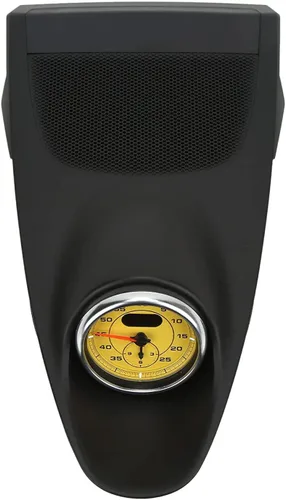 Vista 6 de Cronómetro deportivo cronómetro montado tablero para Porsche 718 Boxster Cayman 982 2016-2022 Panel beige y reloj amarillo
