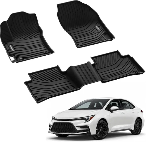 Vista 46 de LASFIT Alfombrillas para Toyota Tacoma 2005-2011 (solo compatible con DoubleCab AutoTran)