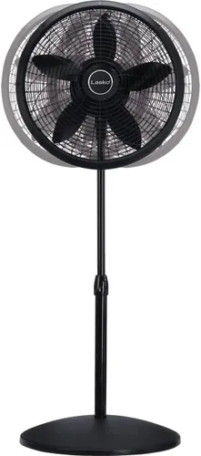 Vista 9 de Pedestal Ventilador, ajustable, Negro, 18-pulgadas Lasko Productos 1827 , Plástico, Negro, 18 pulgadas