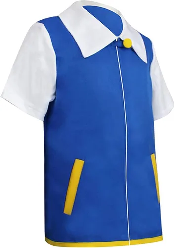Vista 2 de Disfraz de entrenador de anime para adultos y niños sudadera con capucha para cosplay guantes y sombreros