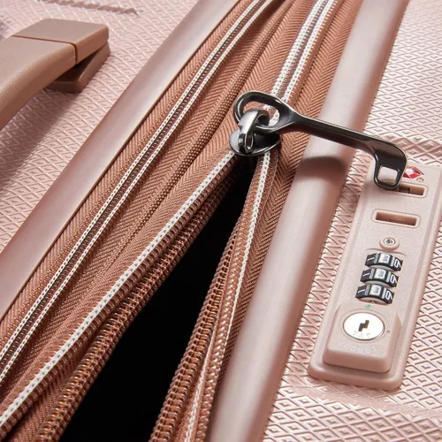 Vista 13 de DELSEY Paris St. Tropez Hardside - Maleta extensible con ruedas giratorias, Rosado, St. Tropez Hardside - Maleta extensible con ruedas giratorias